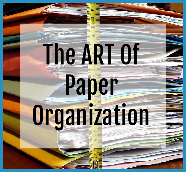 The Artt of Paper Organization
